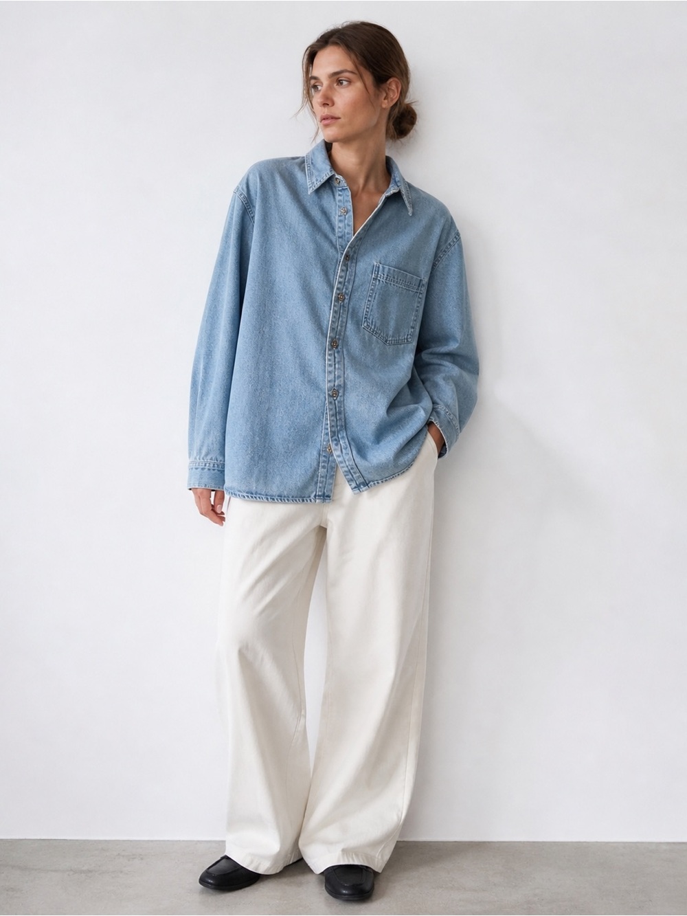Vintage Oversized Denim Shirt